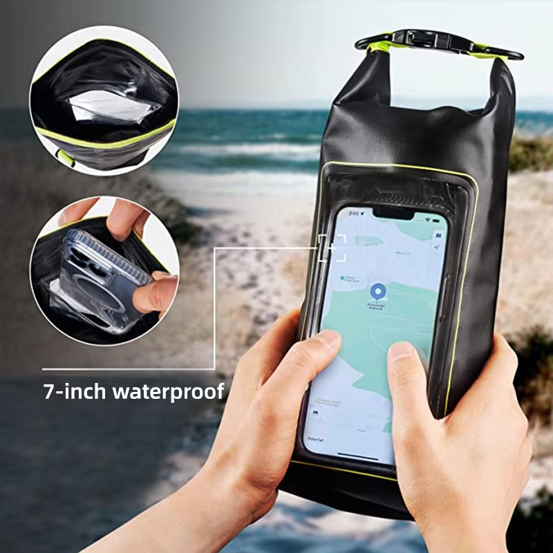 Dry Bag Waterproof - Wodoszczelna torba PVC 2L, mobilna, wodoszczelna