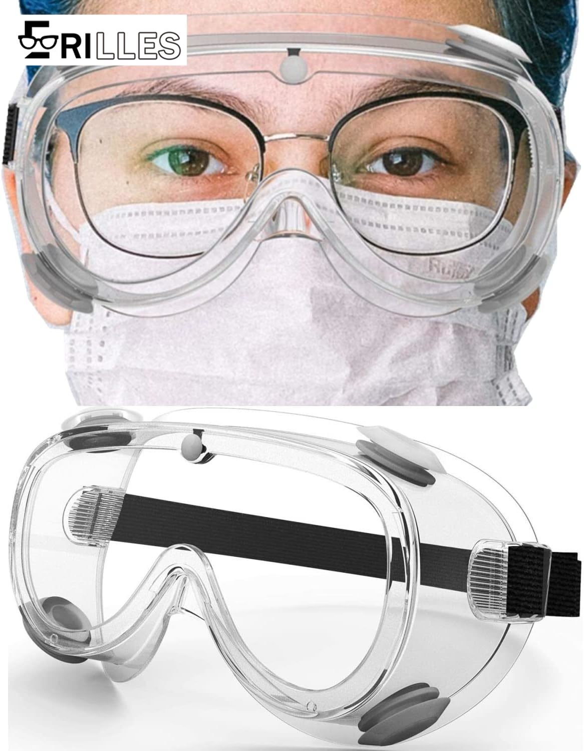 Goggles Swim - Okulary ochronne do sportów wodnych, przeciwmgielne