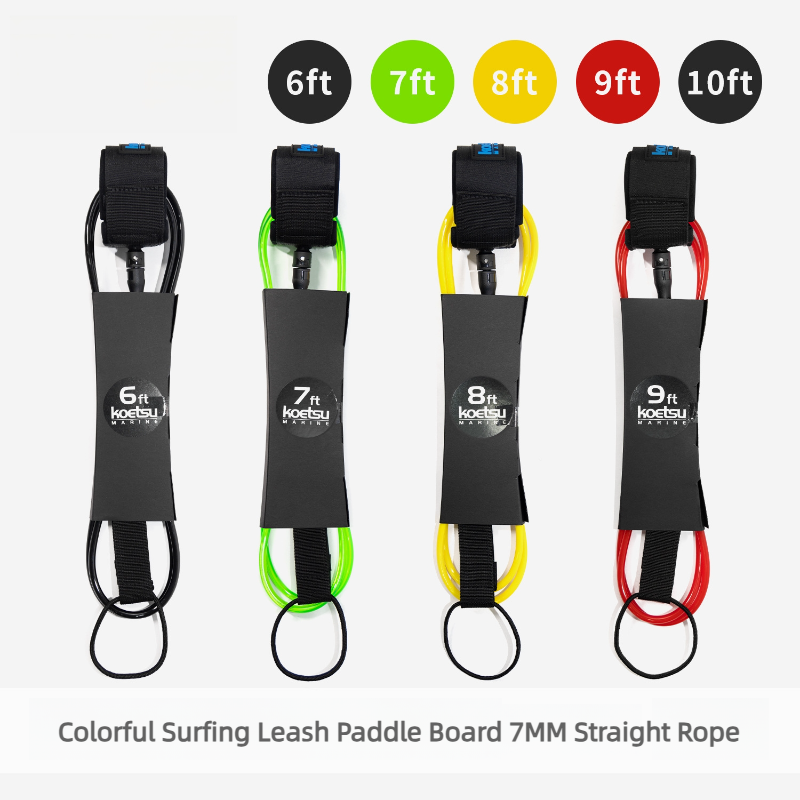 Kolorowa linka do surfingu, 7  – Surfboard Leash recenzja i cena